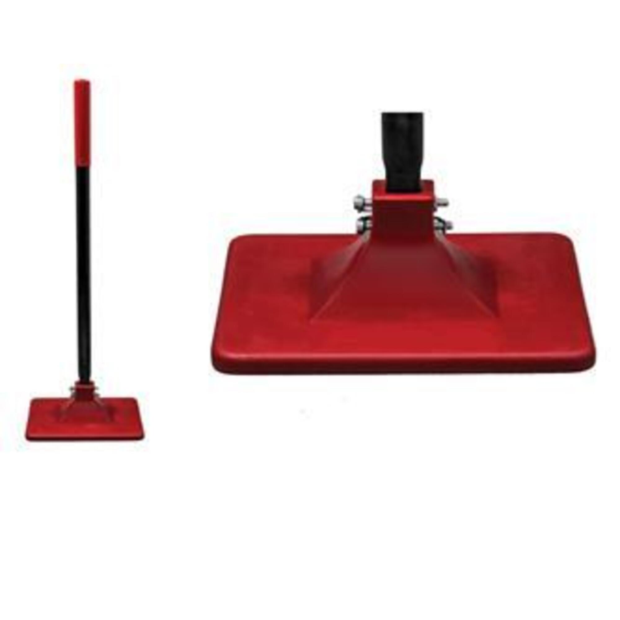 Marshalltown Shock-Absorbing Tamper - 12in. x 12in., Removable Steel Handle, Model# 12SAT